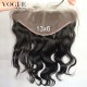 13x6 Full Lace Frontal Body Wave Human Hair,Bleached Knots,Natural Color